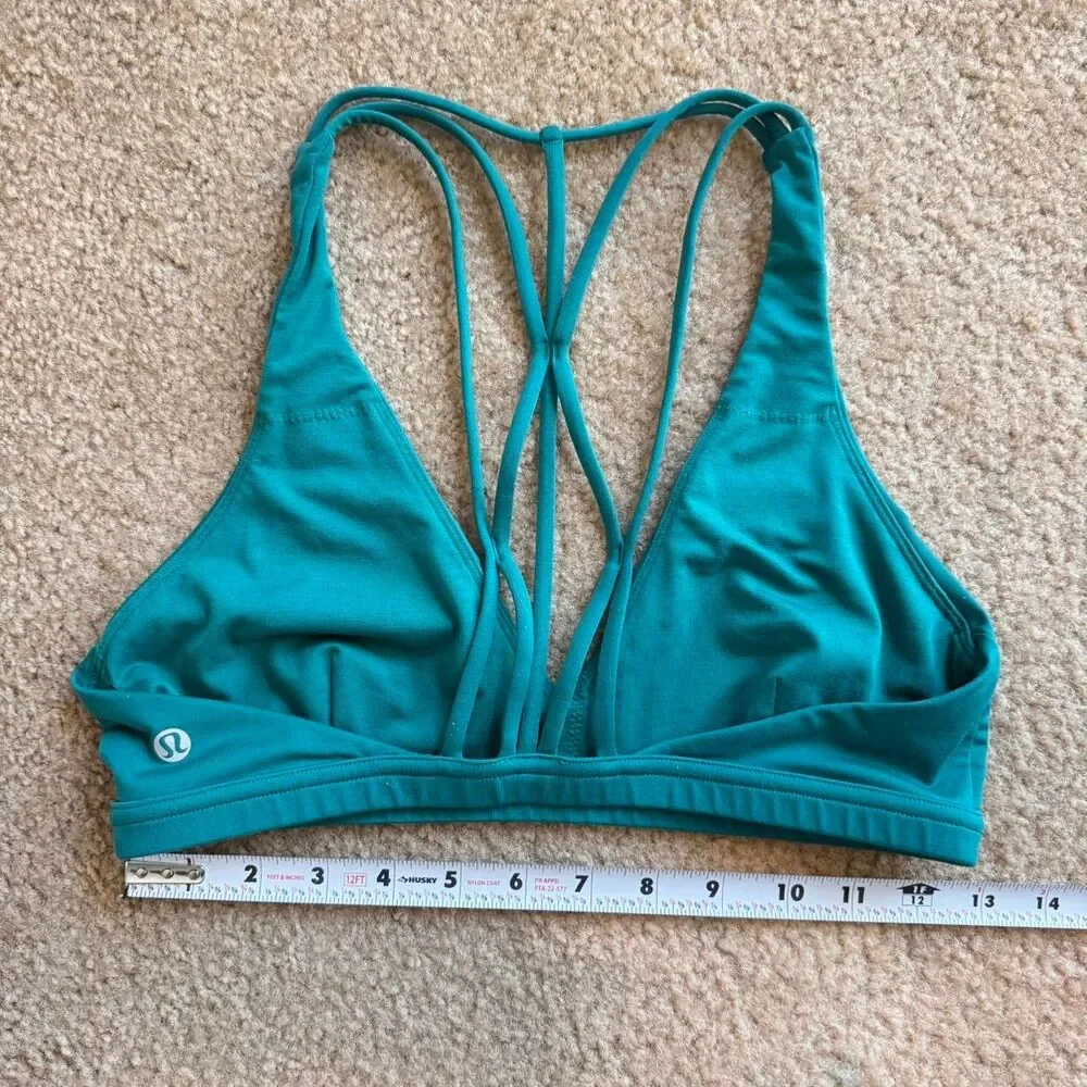 Lululemon Raise The Barre Bra Teal Green 8